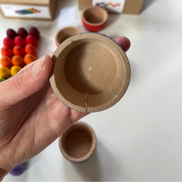 Grapat wooden eggs and bowls - Picture 6 of 7